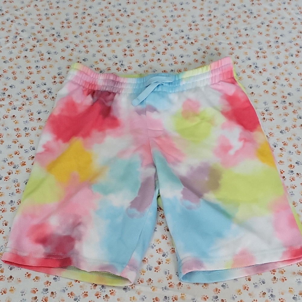 Colorful Tie-Dye Shorts